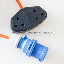 Adapter Cable 16 a Cee to UK 13 AMP Socket 2 Ways